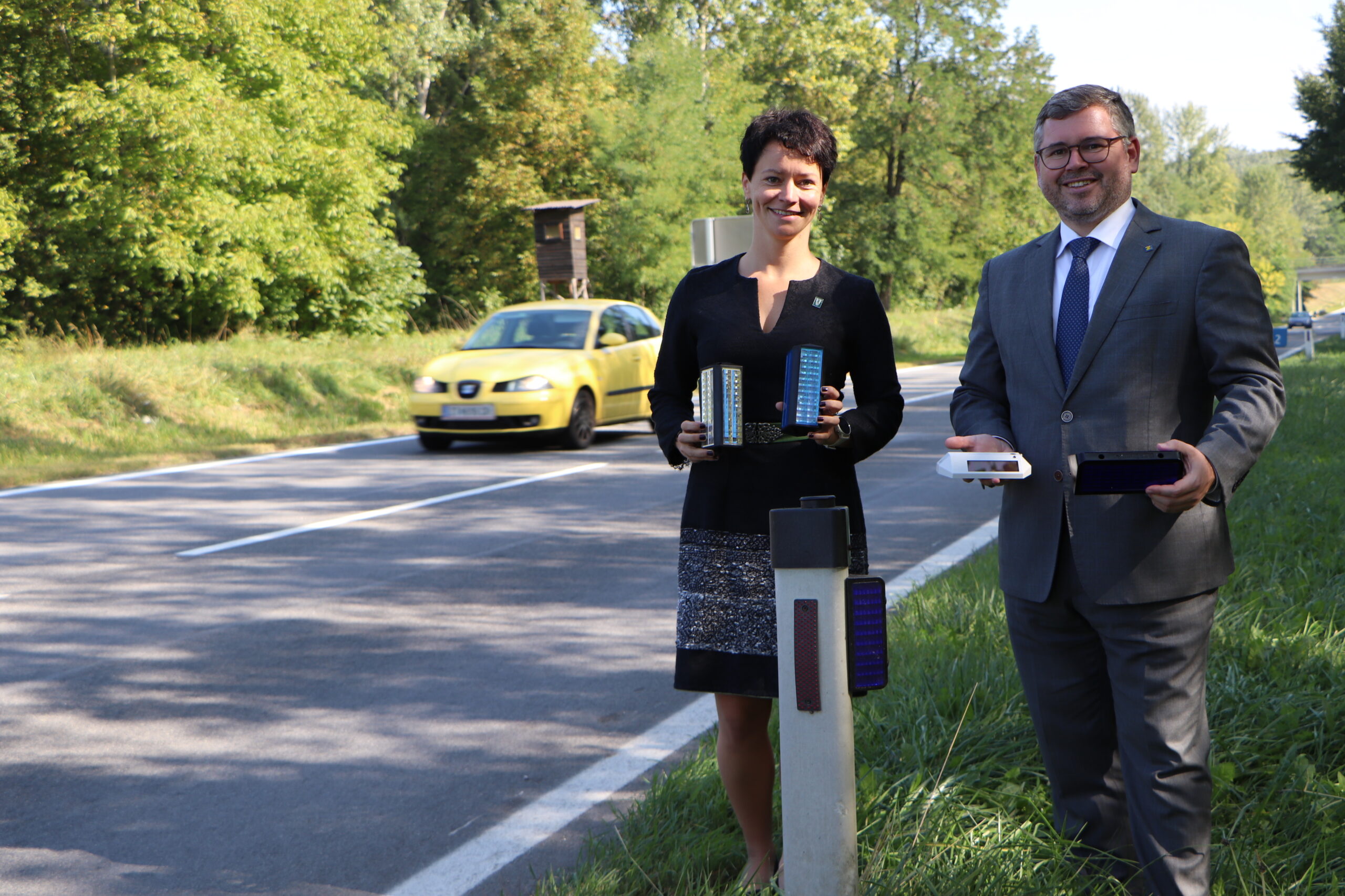7.100 neue Wildwarngeräte sichern zukünftig vor Verkehrsunfällen -  Niederösterreichischer Landesjagdverband
