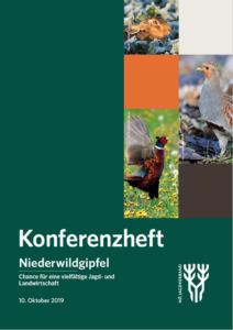 Cover des Konferenzheftes zum Niederwildgipfel