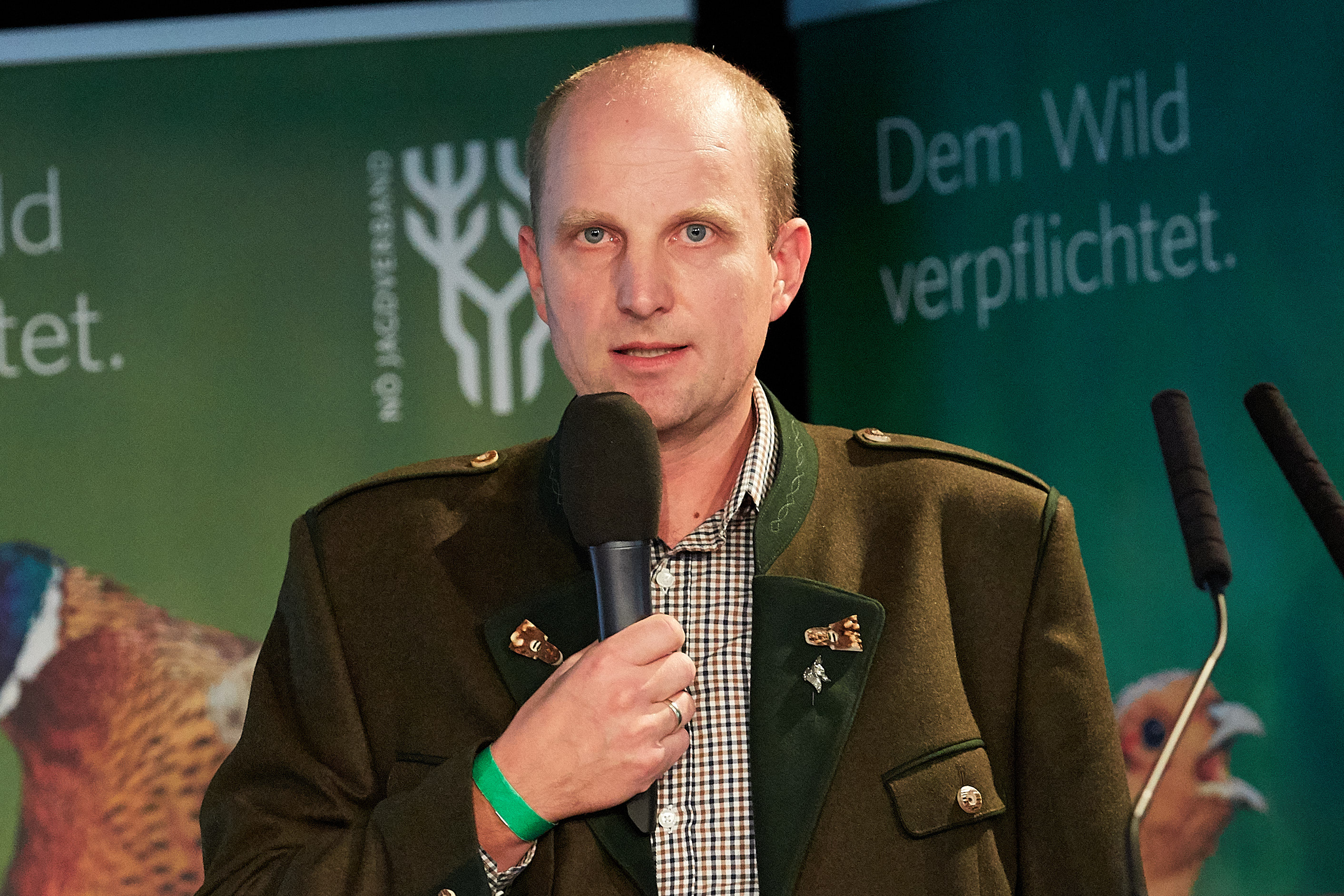 Josef Kindler beim Niederwildgipfel des NÖ Jagdverbandes