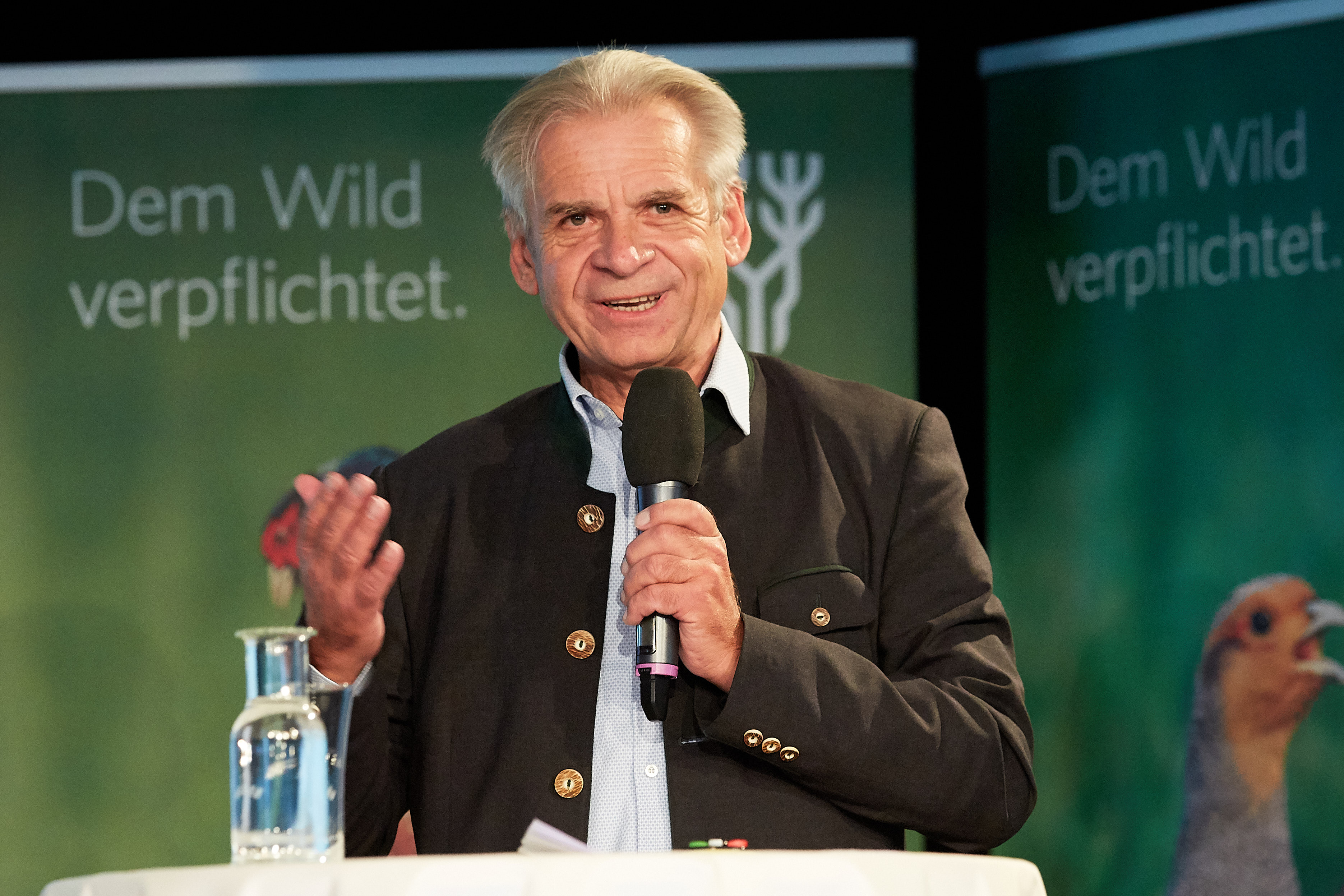 Miroslav Vodnansky beim Niederwildgipfel des NÖ Jagdverbandes